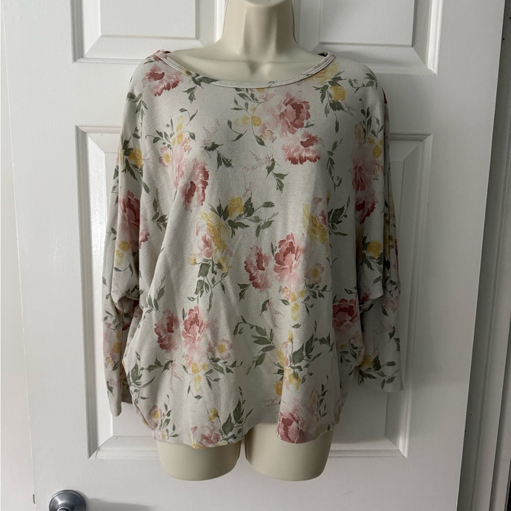 ANDREE BY UNIT Floral Blouse - Pink and Yellow